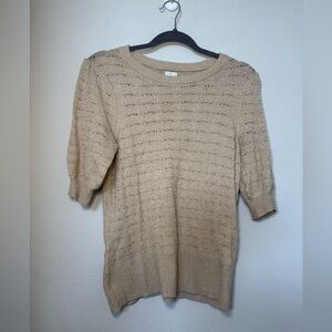 Joie Beige Crew Neck Sweater